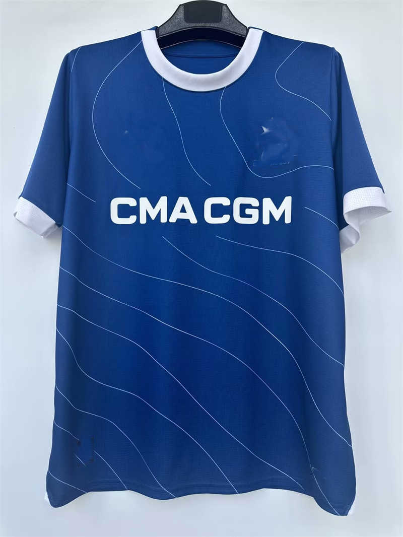 (image for) AAA 2023/24 Marseillenk Away Soccer Jersey - Click Image to Close