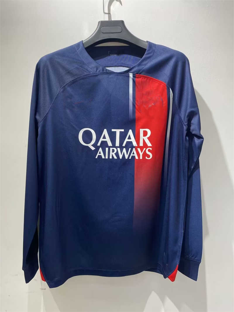 (image for) AAA 2023/24 Paris Saint-Germaink Home LS Soccer Jersey - Click Image to Close