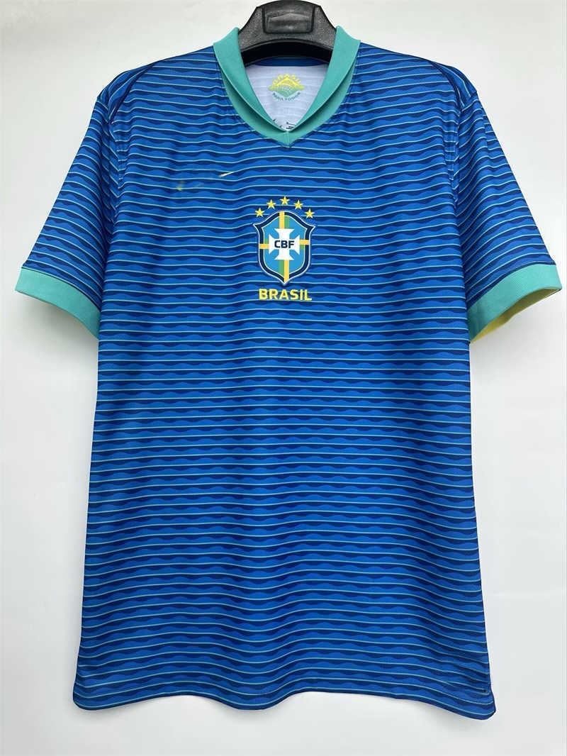 (image for) AAA 2024 Brazil Away Soccer Jersey - Click Image to Close