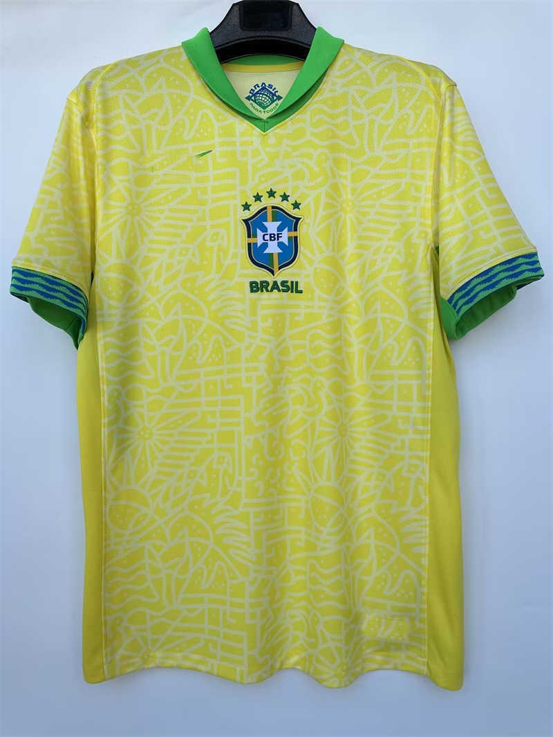 (image for) AAA 2024 Brazil Home Soccer Jersey