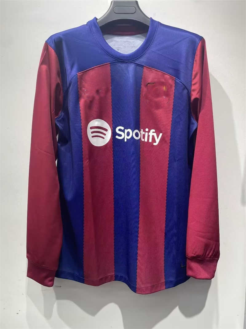 (image for) AAA 2023/24 Barcelonank Home LS Soccer Jersey