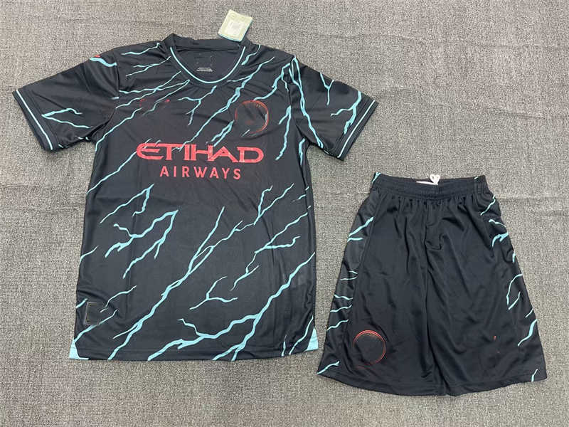 (image for) 2023/24 Manchester Citynk Third Soccer Jersey
