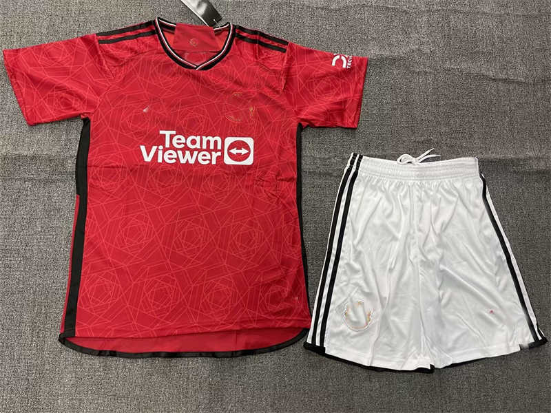 (image for) 2023/24 Manchester Unitednk Home Soccer Jersey - Click Image to Close