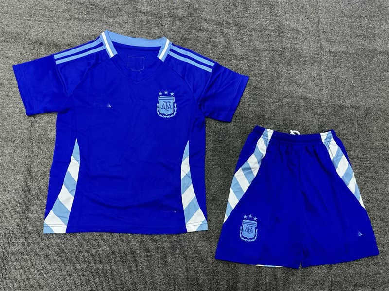 (image for) 2024 Argentina Away Youth Soccer Jersey