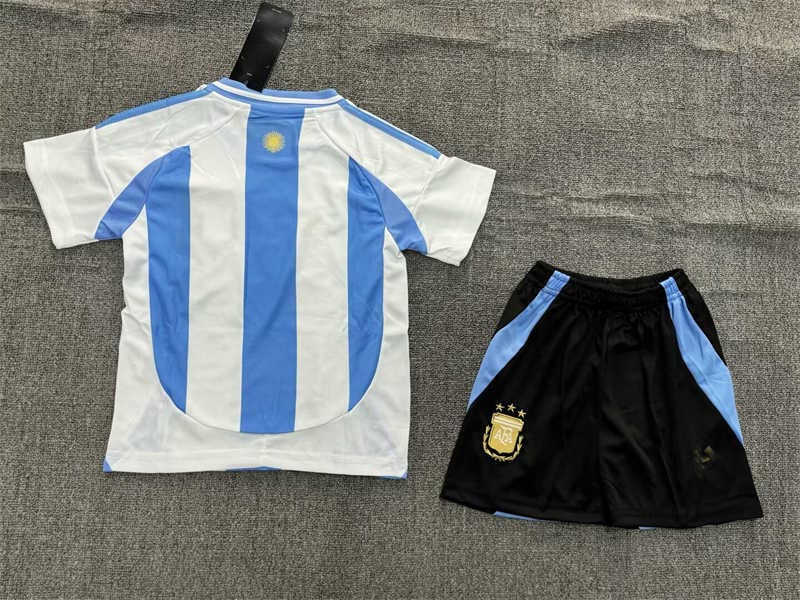 (image for) 2024 Argentina Home Youth Soccer Jersey - Click Image to Close