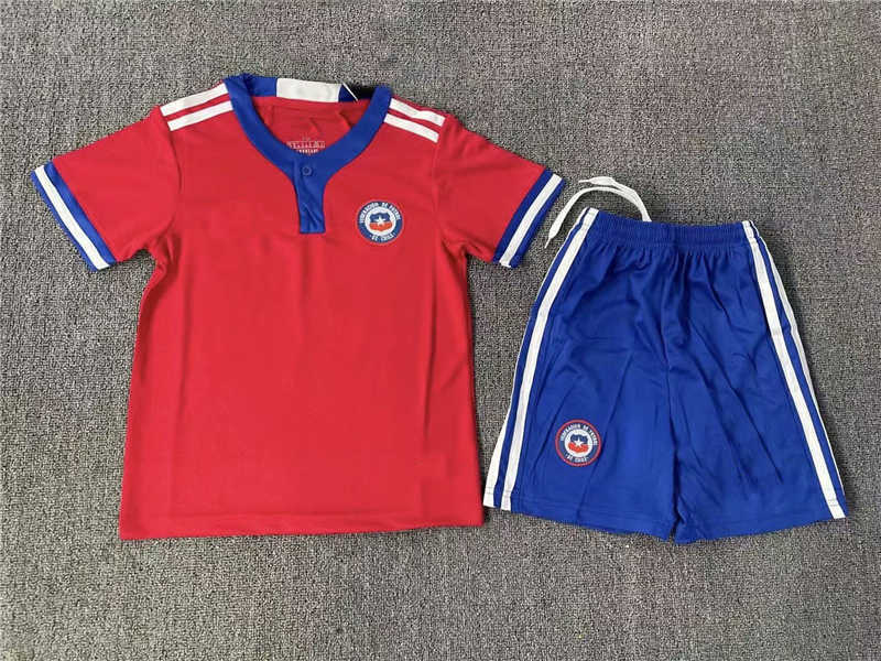 2022 Chile Home Youth Soccer Jersey