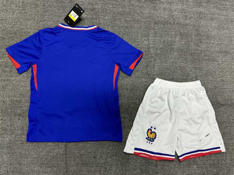 (image for) 2024 France Home Youth Soccer Jersey - Click Image to Close
