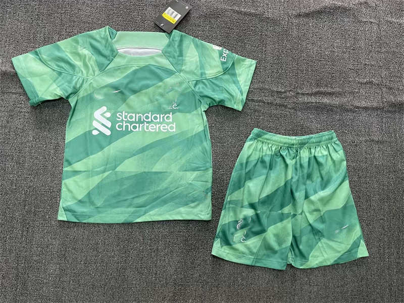 (image for) 2023/24 Liverpoolnk GK Green Youth Soccer Jersey