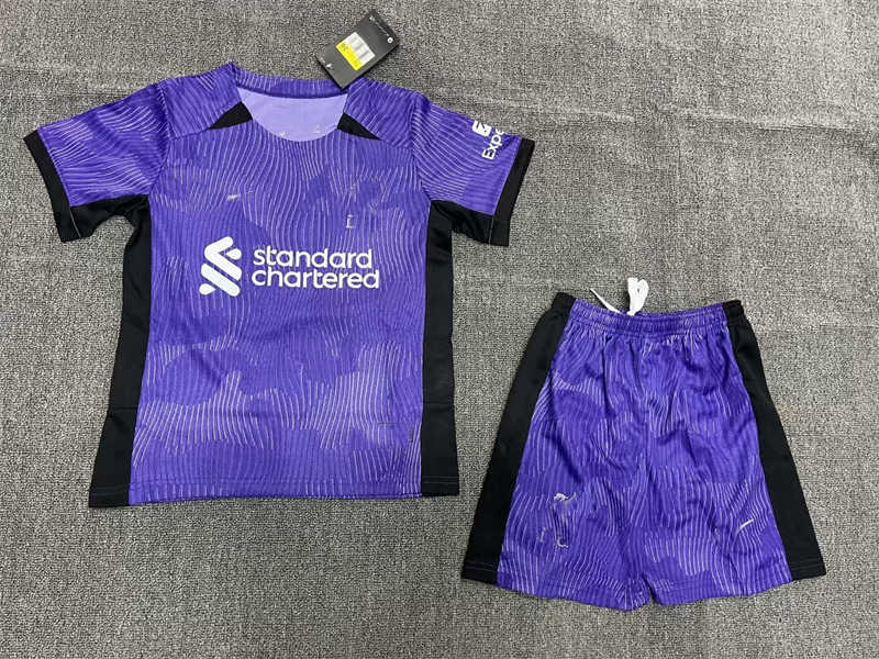 (image for) 2023/24 Liverpoolnk Third Youth Soccer Jersey - Click Image to Close