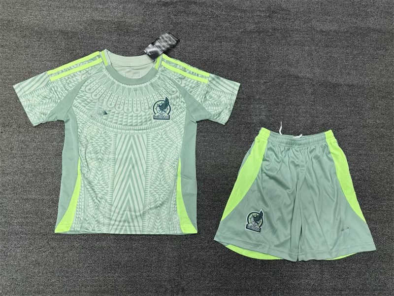 (image for) 2024 Mexico Away Youth Soccer Jersey - Click Image to Close