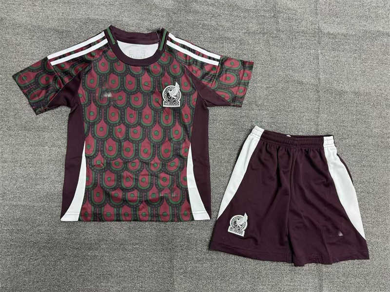 (image for) 2024 Mexico Home Youth Soccer Jersey - Click Image to Close