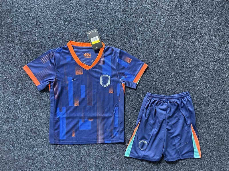 (image for) 2024 Netherlands Away Youth Soccer Jersey - Click Image to Close