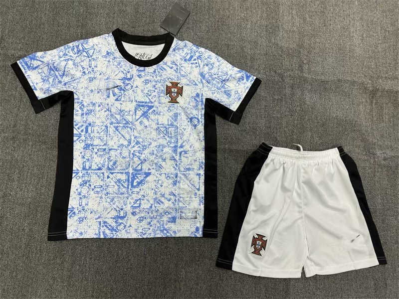 (image for) 2024 Portugal Away Youth Soccer Jersey - Click Image to Close