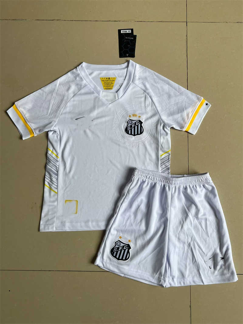 (image for) 2023/24 Santos Home Youth Soccer Jersey - Click Image to Close