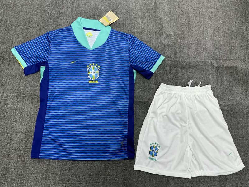 (image for) 2024 Brazil Away Soccer Jersey - Click Image to Close