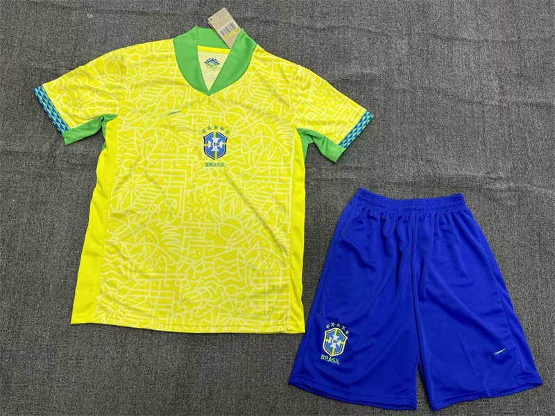 (image for) 2024 Brazil Home Soccer Jersey - Click Image to Close