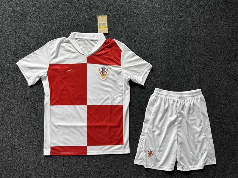 (image for) 2024 Croatia Home Soccer Jersey - Click Image to Close