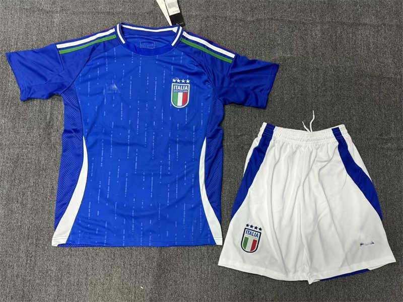 (image for) 2024 Italy Home Soccer Jersey - Click Image to Close