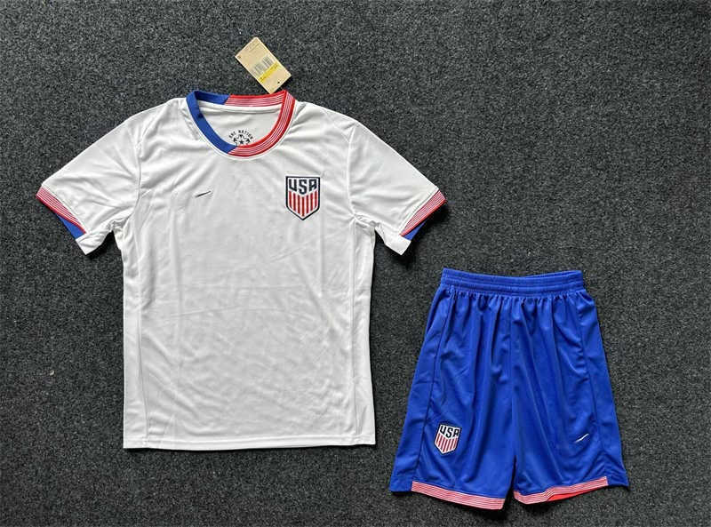 (image for) 2024 USA Home Soccer Jersey - Click Image to Close