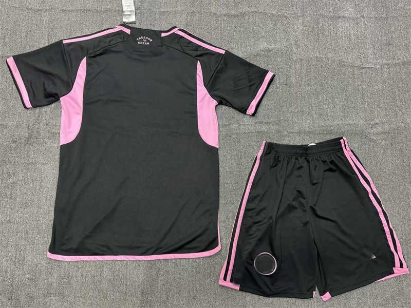 (image for) 2024 Inter Miamink Black Soccer Jersey - Click Image to Close