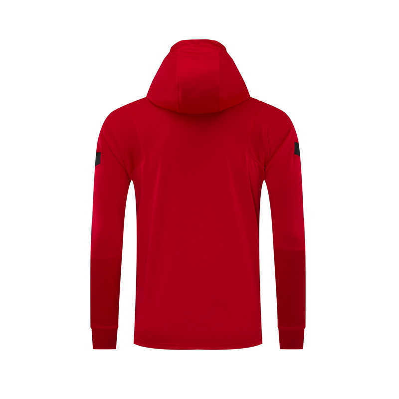 (image for) 2021/22 Atletico Madridnk Red Tracksuit(Hoodie) - Click Image to Close