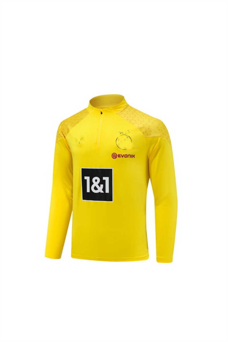 (image for) 2023/24 Dortmundnk Yellow Tracksuit(Neck Zipper) - Click Image to Close
