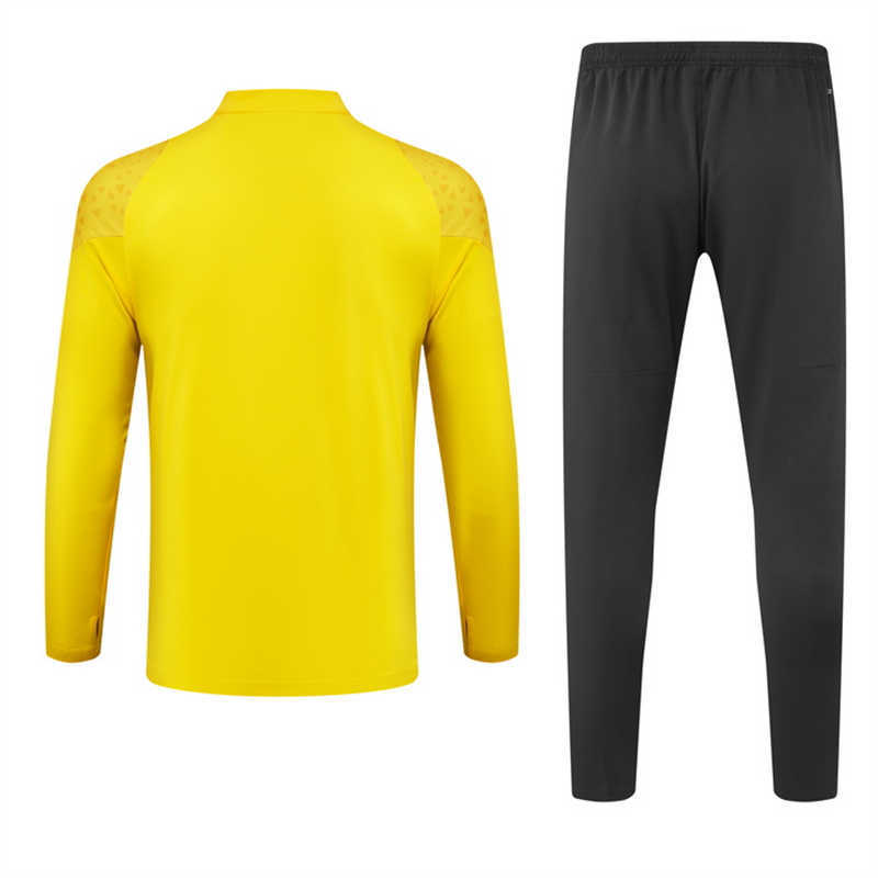 (image for) 2023/24 Dortmundnk Yellow Tracksuit(Neck Zipper) - Click Image to Close