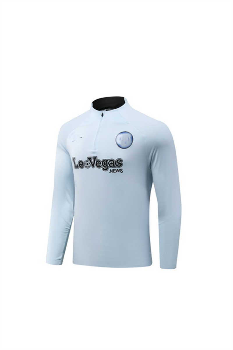 (image for) 2023/24 Inter Milank Lightblue Tracksuit(Neck Zipper) - Click Image to Close