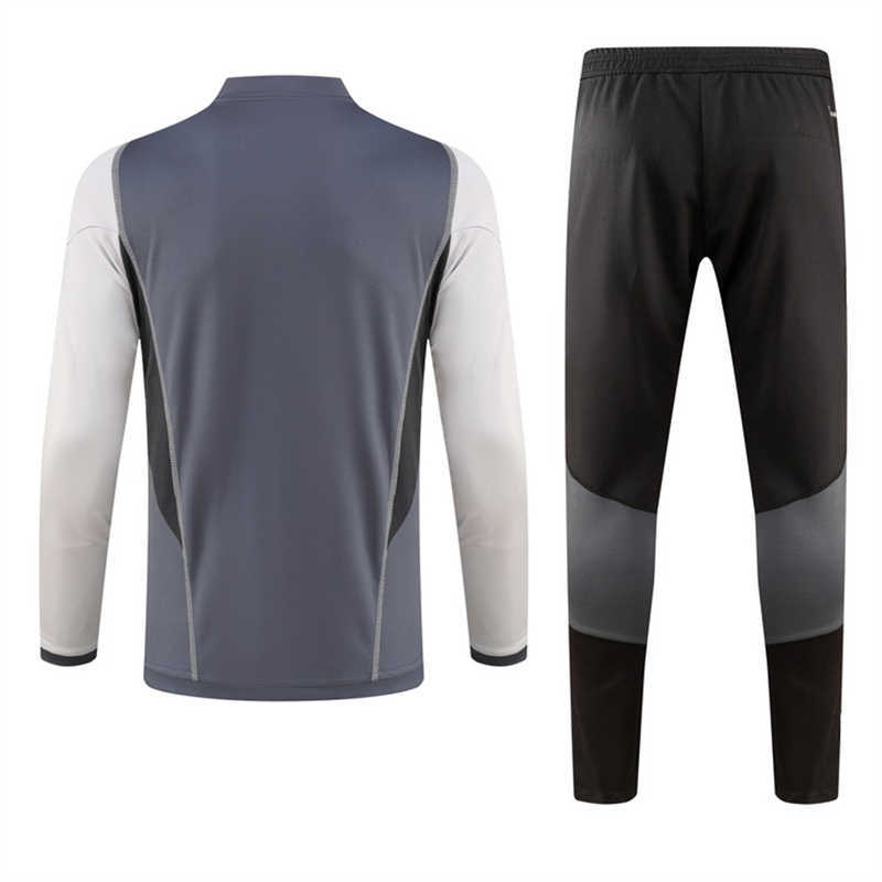 (image for) 2023/24 Inter Miamink Gray Tracksuit(Neck Zipper) - Click Image to Close