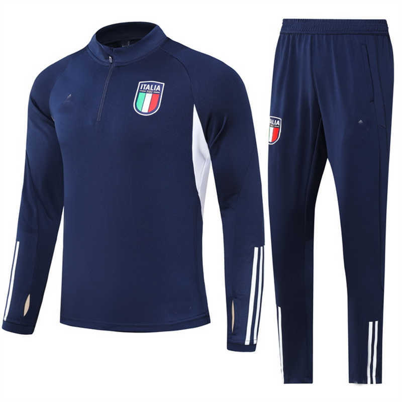 (image for) 2023 Italy Navy Tracksuit(Neck Zipper)