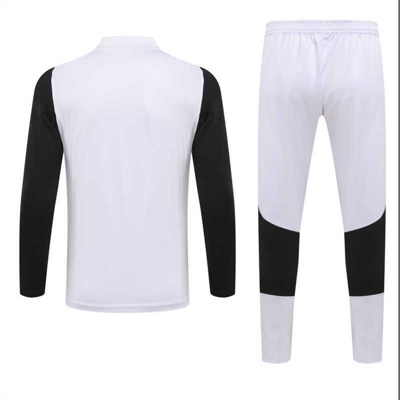 (image for) 2023/24 Juventusnk White Tracksuit(Neck Zipper) - Click Image to Close