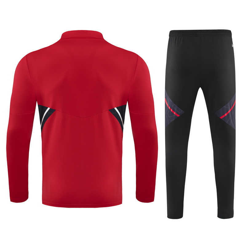 (image for) 2022/23 Manchester Unitednk Red Tracksuit(Neck Zipper)