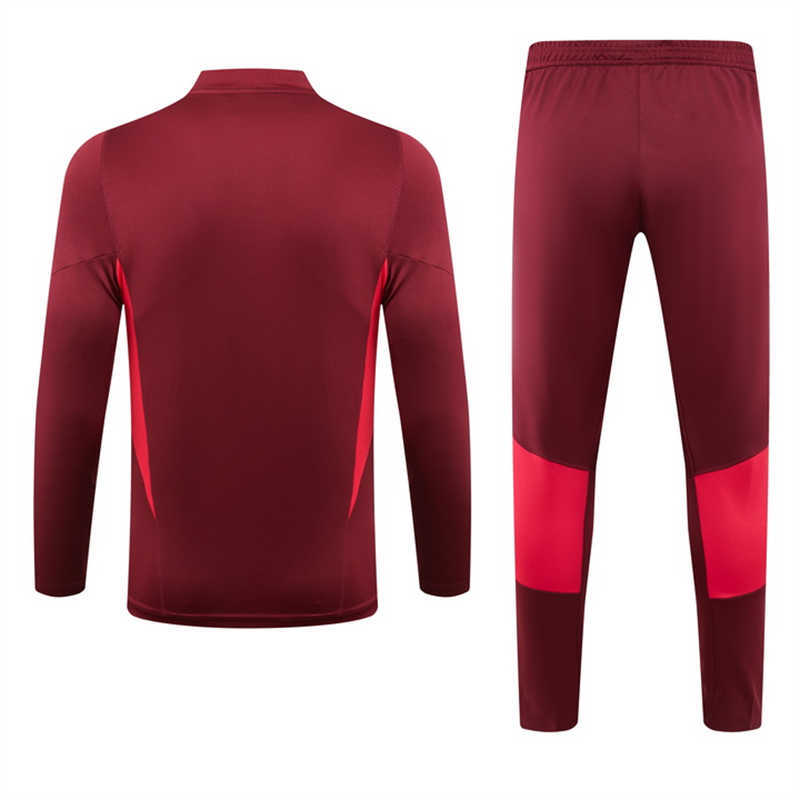 (image for) 2023/24 Manchester Unitednk Red Tracksuit(Neck Zipper) - Click Image to Close