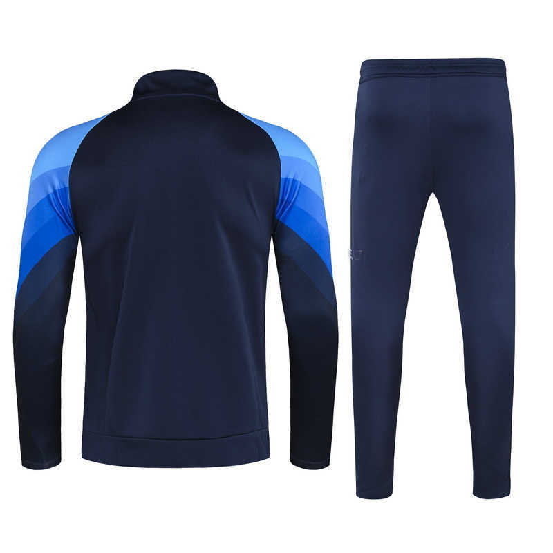 (image for) 2022/23 Napolink Navy Tracksuit(Neck Zipper) - Click Image to Close