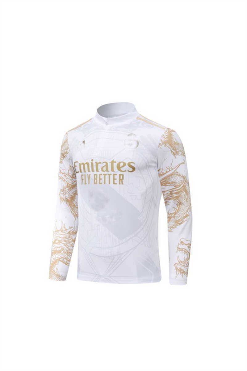 (image for) 2023/24 Real Madridnk White4 Tracksuit(Neck Zipper)