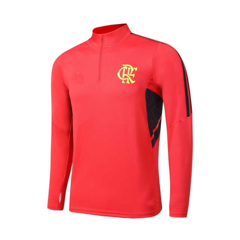 2022/23 Flamengo Red Youth Tracksuit(Neck Zipper)