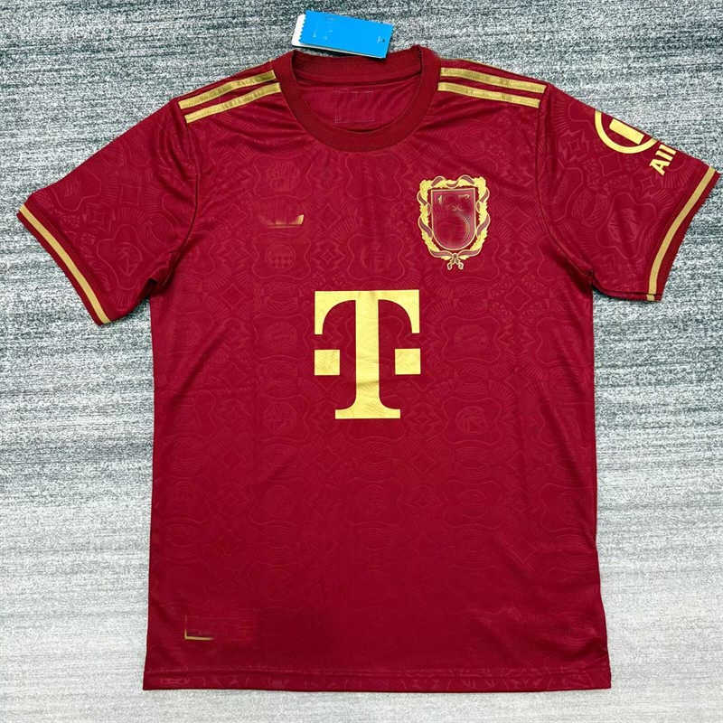 AAA 2024/25 Bayern Munichnk 125Anniversary Red Soccer Jersey (image for) AAA 2024/25 Bayern Munichnk 125Anniversary Red Soccer Jersey
