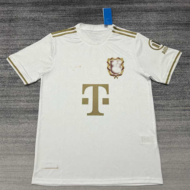 AAA 2024/25 Bayern Munichnk 125Anniversary White Soccer Jersey (image for) AAA 2024/25 Bayern Munichnk 125Anniversary White Soccer Jersey