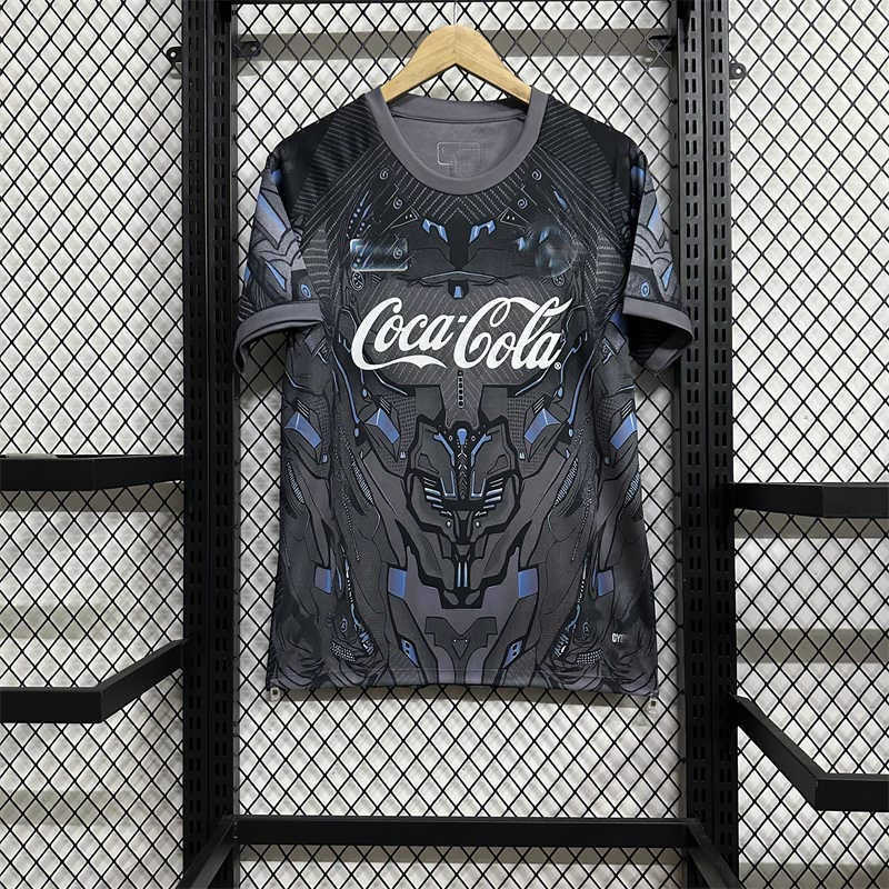 AAA 2025/26 Napolink Black Soccer Jersey (image for) AAA 2025/26 Napolink Black Soccer Jersey