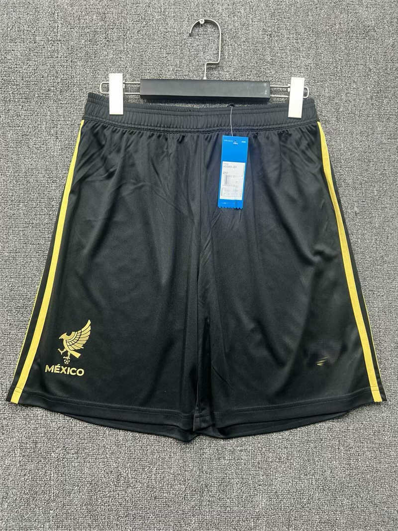 (image for) AAA 2025 Mexico Black LS Soccer Jersey(Rubber Logo)