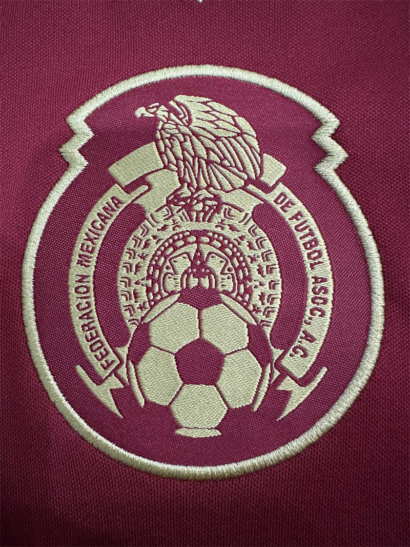 (image for) AAA 2025 Mexico Red Soccer Jersey(Embroidered Logo)