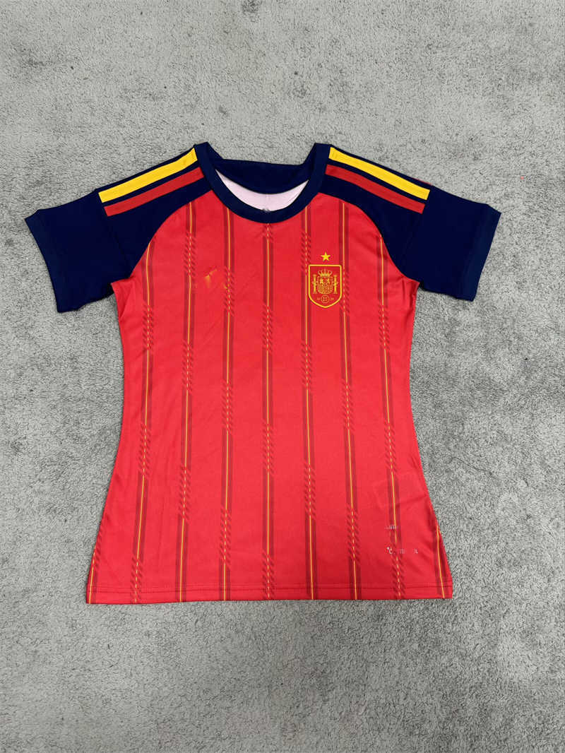 AAA 2026 Spain Home Women Soccer Jersey (image for) AAA 2026 Spain Home Women Soccer Jersey