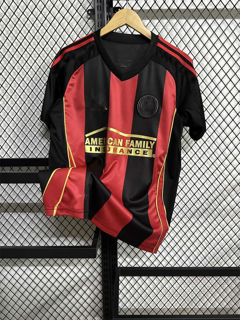 (image for) AAA 2025 Atlanta Unitednk RedBlack Soccer Jersey