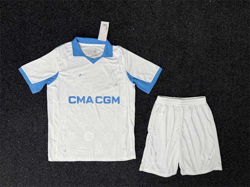 2025/26 Marseillenk Home Soccer Jersey (image for) 2025/26 Marseillenk Home Soccer Jersey