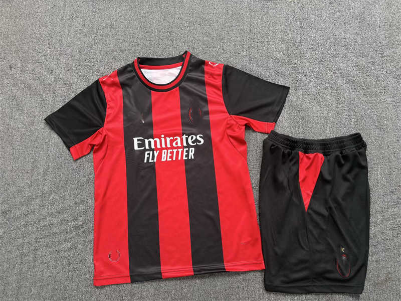 2026/27 AC Milank Home Youth Soccer Jersey (image for) 2026/27 AC Milank Home Youth Soccer Jersey