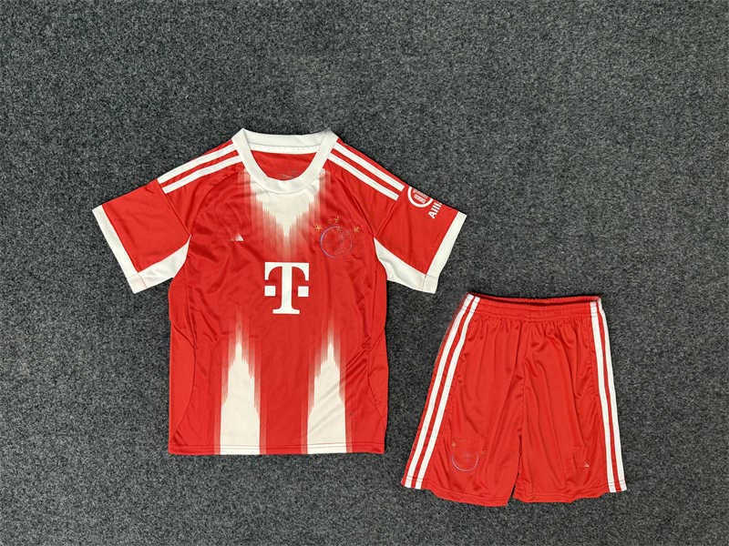 2025/26 Bayern Munichnk Home Youth Soccer Jersey (image for) 2025/26 Bayern Munichnk Home Youth Soccer Jersey