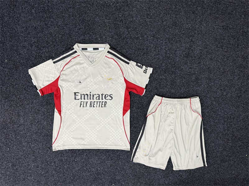 2025/26 Benficank Away Youth Soccer Jersey (image for) 2025/26 Benficank Away Youth Soccer Jersey