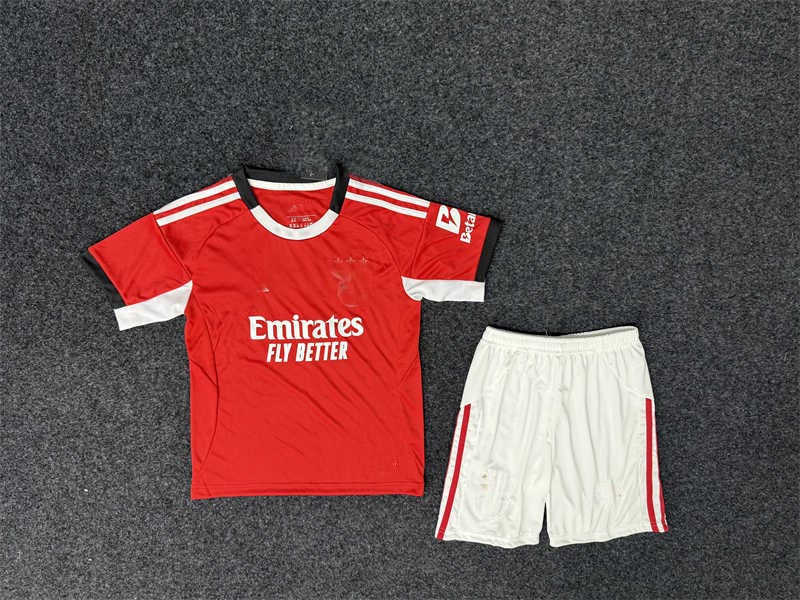 2025/26 Benficank Home Youth Soccer Jersey (image for) 2025/26 Benficank Home Youth Soccer Jersey