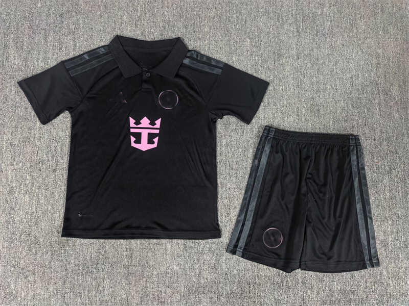 (image for) 2026 Inter Miamink Black Youth Soccer Jersey