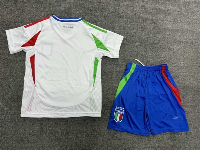 (image for) 2024 Italy Away Youth Soccer Jersey